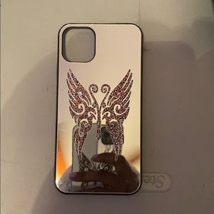 Bedazzled Butterfly Mirror Case 11 Pro Max.